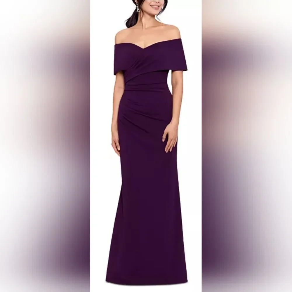betsy and adam purple dress & 